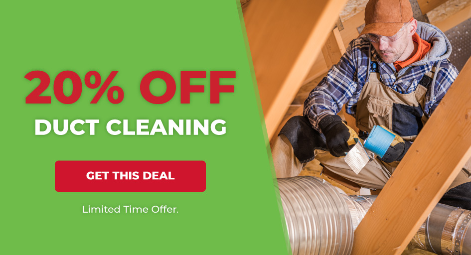 save 20% on duct cleaning